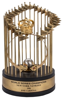 1998 New York Yankees World Series Trophy Presented To Jose Cardenal (Cardenal LOA)